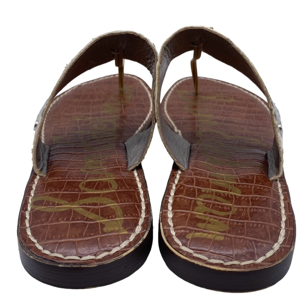 Sam Edelman Womens Shoes Gus Sandals Snake Leather Slip On Thong Casual Size 8 - Picture 6 of 11